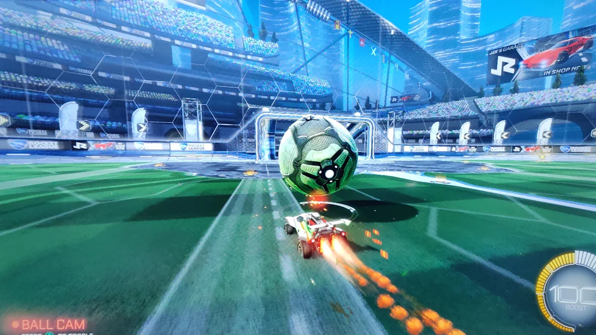 Rocket League reinforcement learning-trained bot